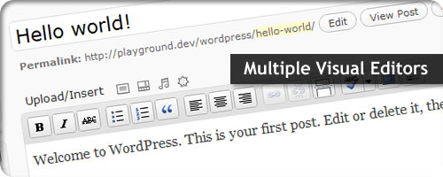 WordPress Visual Editor